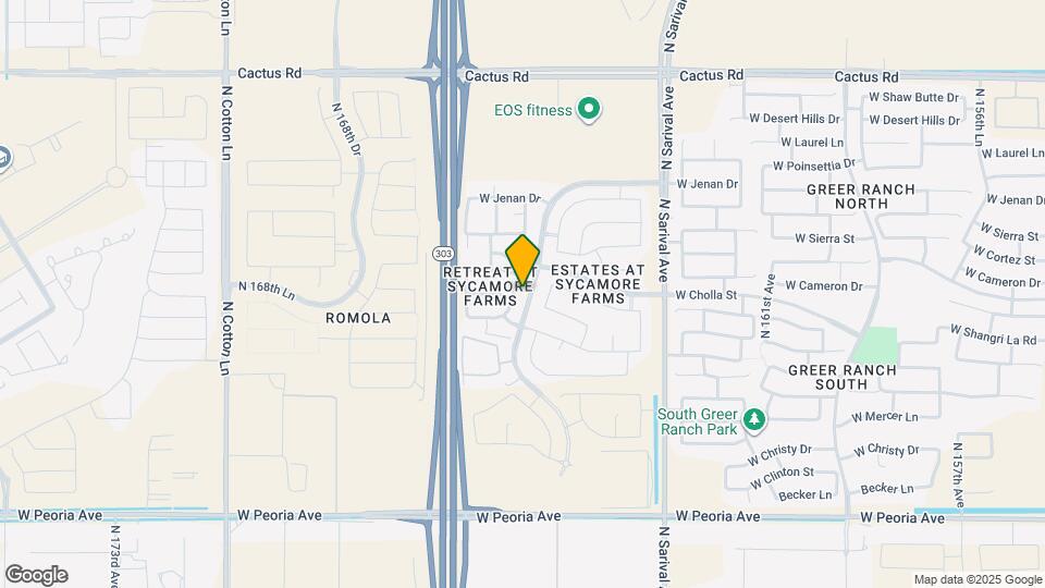 11409 N 165th Ln Map and Location Details