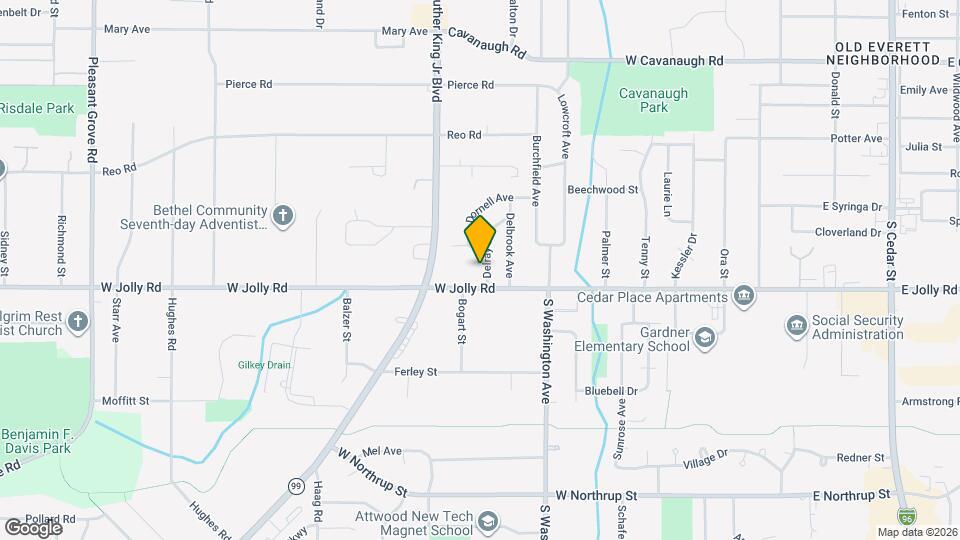 5026 Delray Dr Map and Location Details