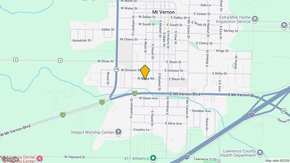 301 Mount Vernon Blvd Mapa y Detalles de la Ubicación