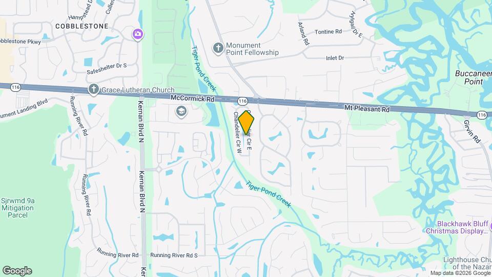 1734 Chandelier Cir E Map and Location Details