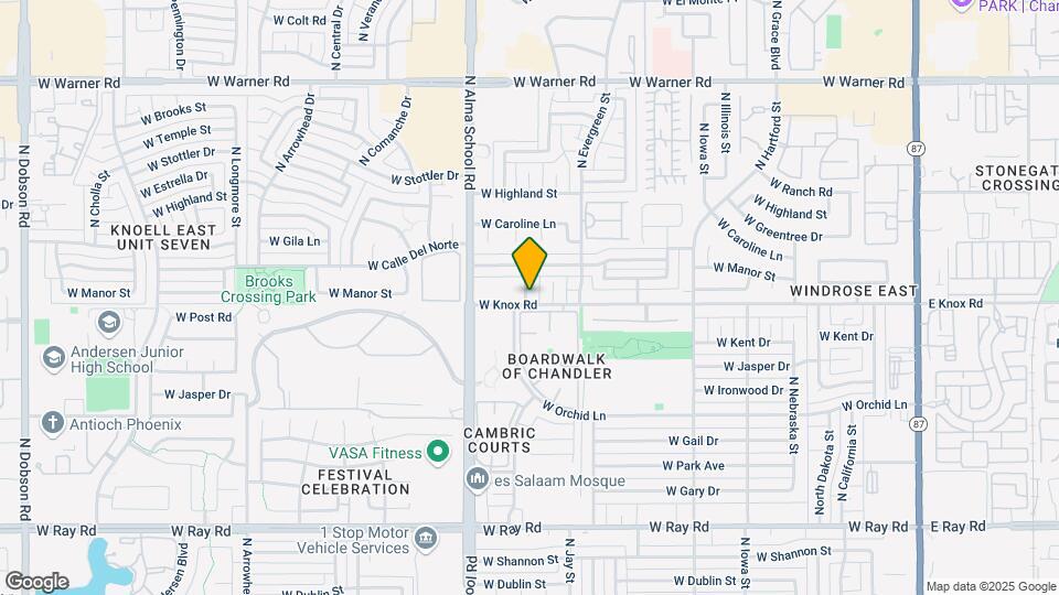 1409 N Pleasant Dr Mapa y Detalles de la Ubicación