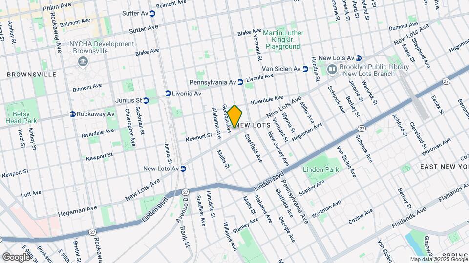 329 New Lots Ave Map and Location Details