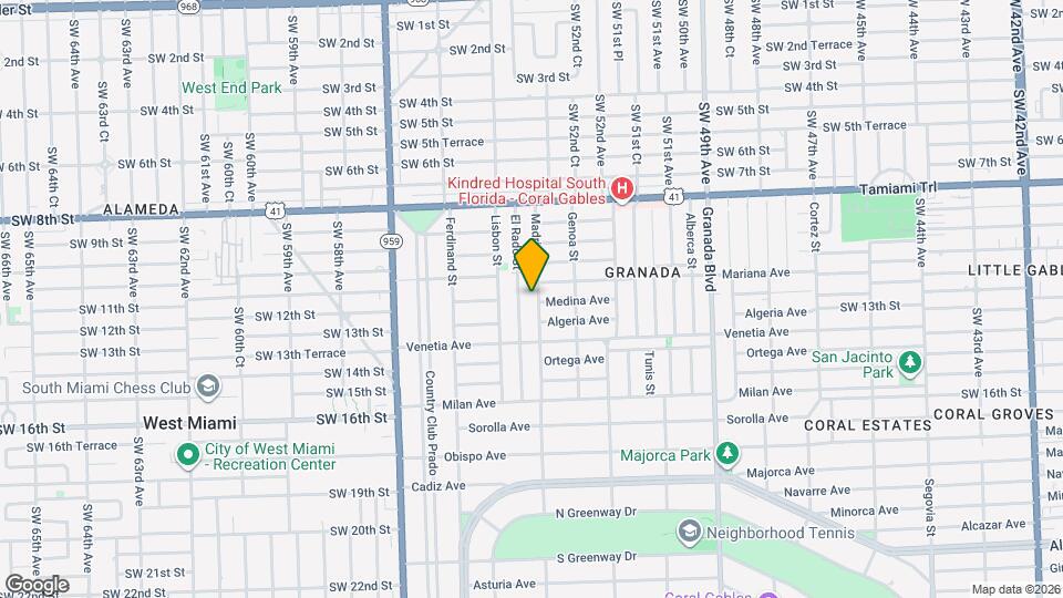 1114 Madrid St Map and Location Details