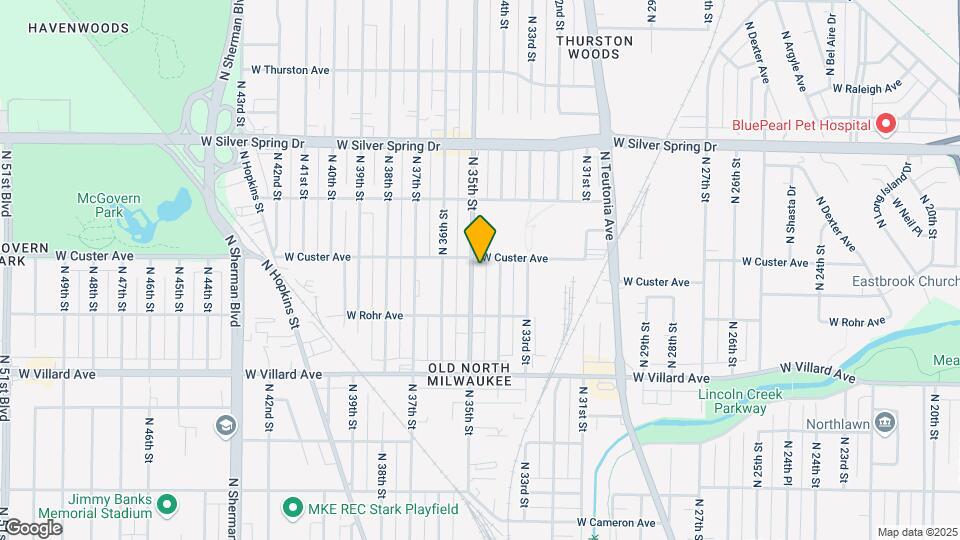 5366 N 35th St Map and Location Details