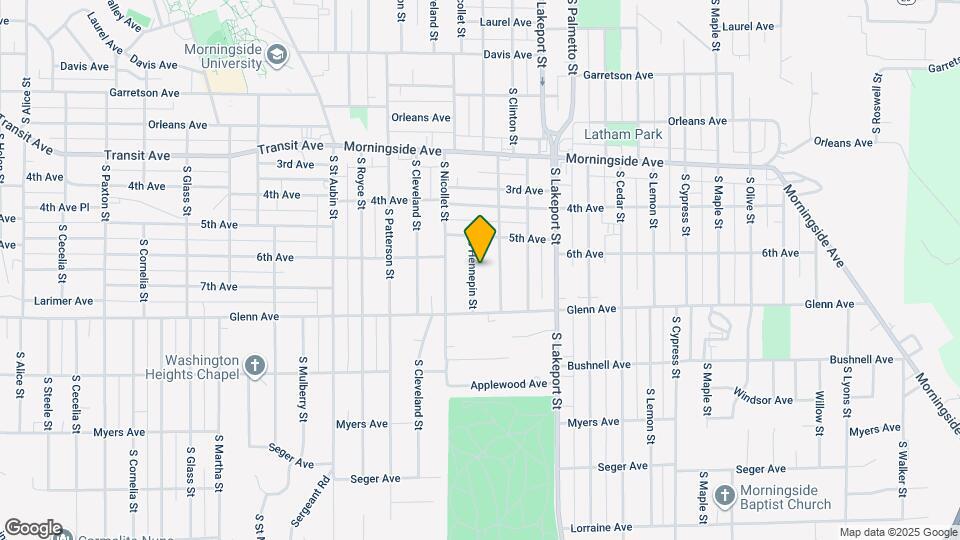 2308 S Hennepin St Map and Location Details