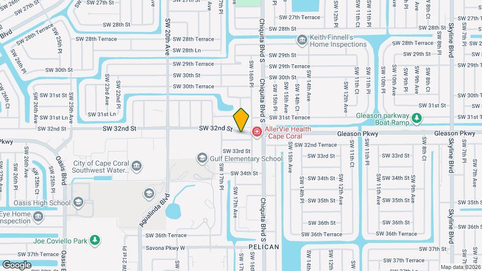 1627 SW 32nd Terrace Map and Location Details