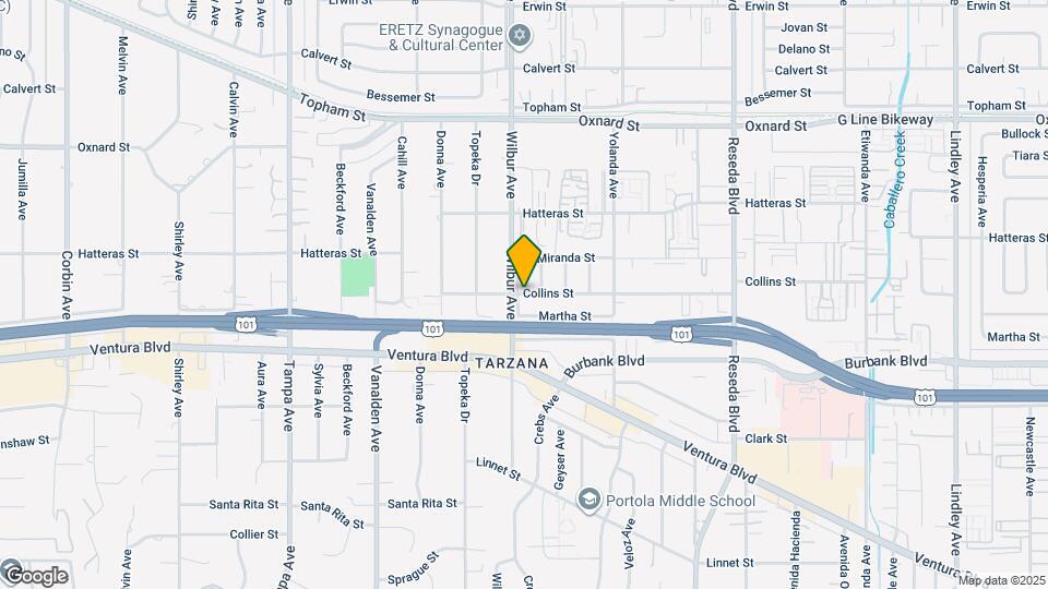 18850 Collins St Map and Location Details