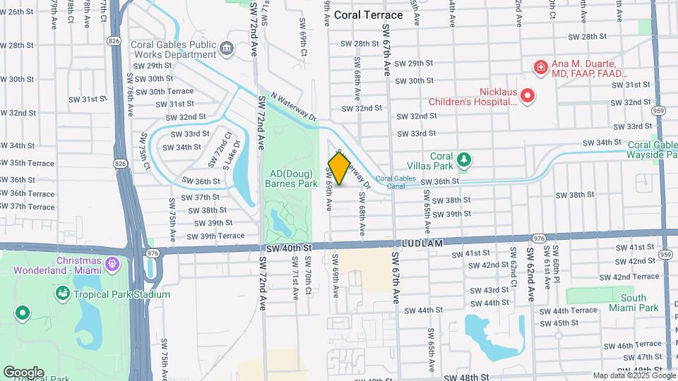 6860 SW 37th St Map and Location Details