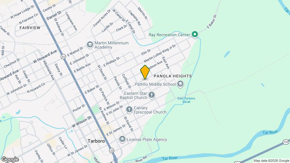 723 Bradley Ave Map and Location Details