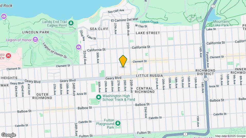 447 26th Ave Mapa y Detalles de la Ubicación