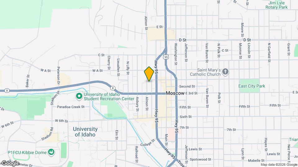 110 S Almon St Map and Location Details