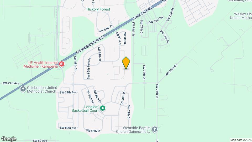 7131 SW 80th Terrace Map and Location Details