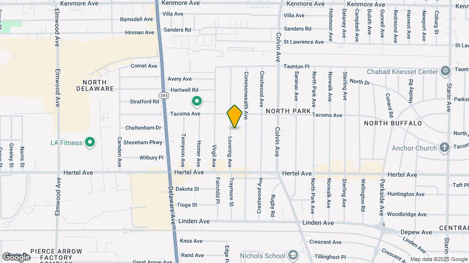 93 Lovering Ave, Unit Upper Map and Location Details