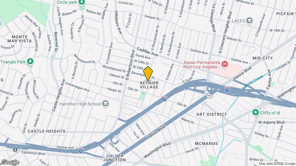 8871 Gibson St Map and Location Details