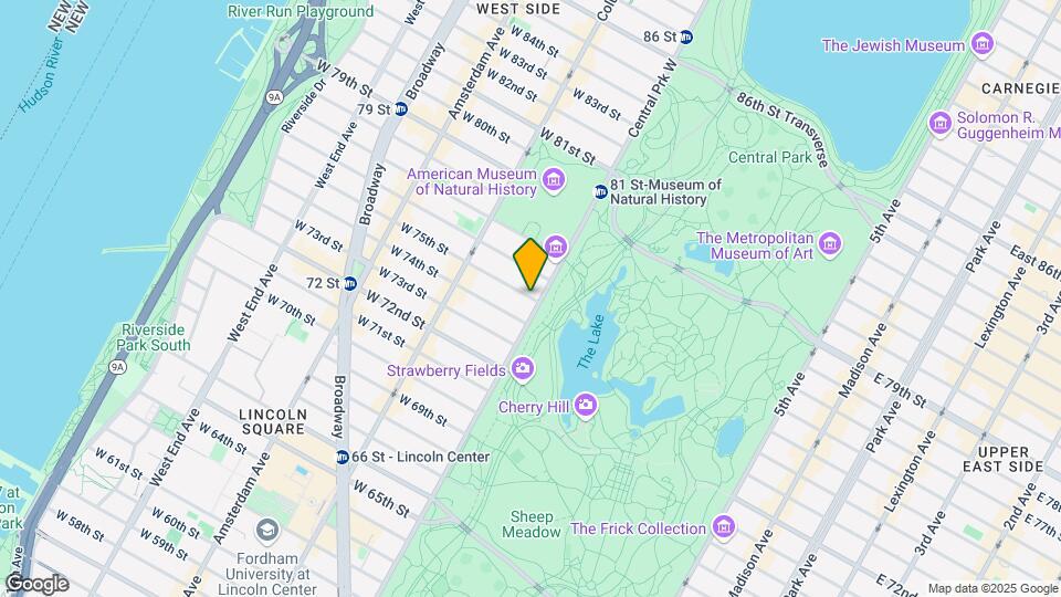 10 W 75th St-Unit -7 Map and Location Details