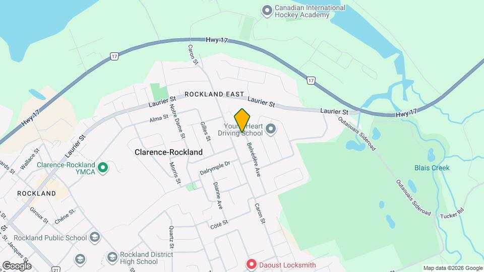 898 Belvédère Ave Map and Location Details