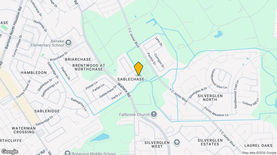 13624 Sableglen Dr Map and Location Details