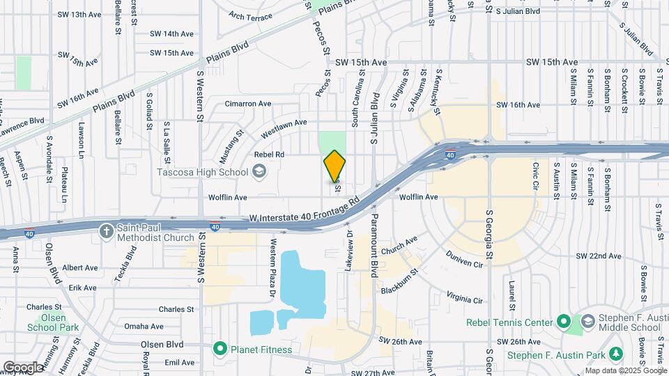 1916 Brazos St Map and Location Details