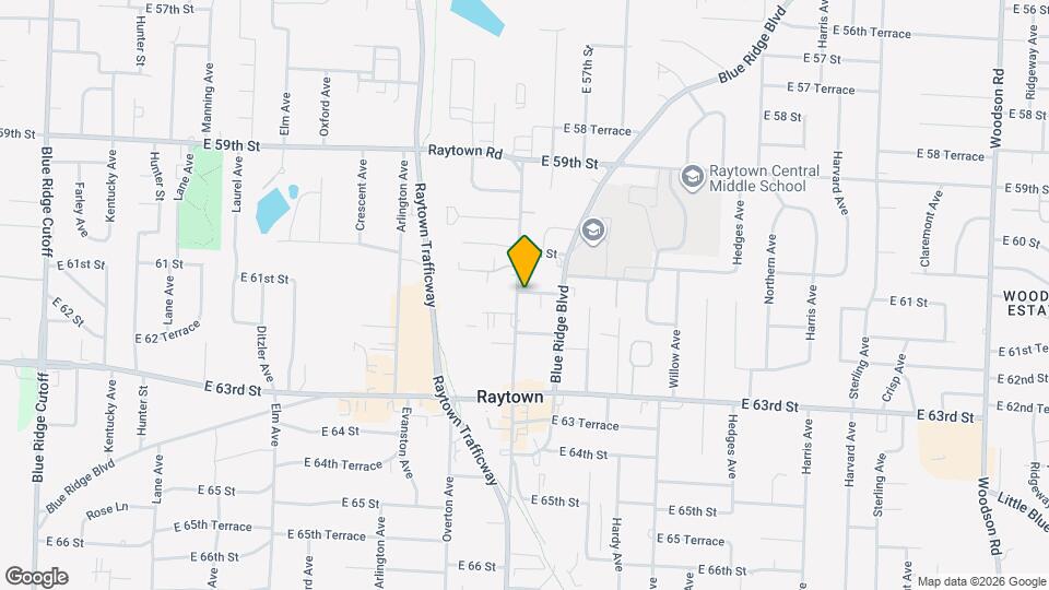 6111 Raytown Rd Map and Location Details