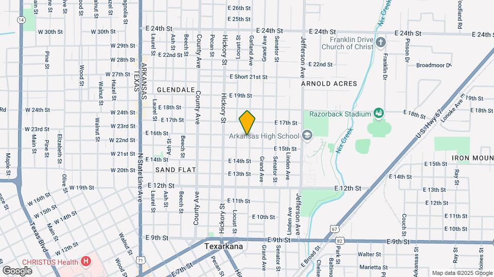 1521 Garland Ave Map and Location Details
