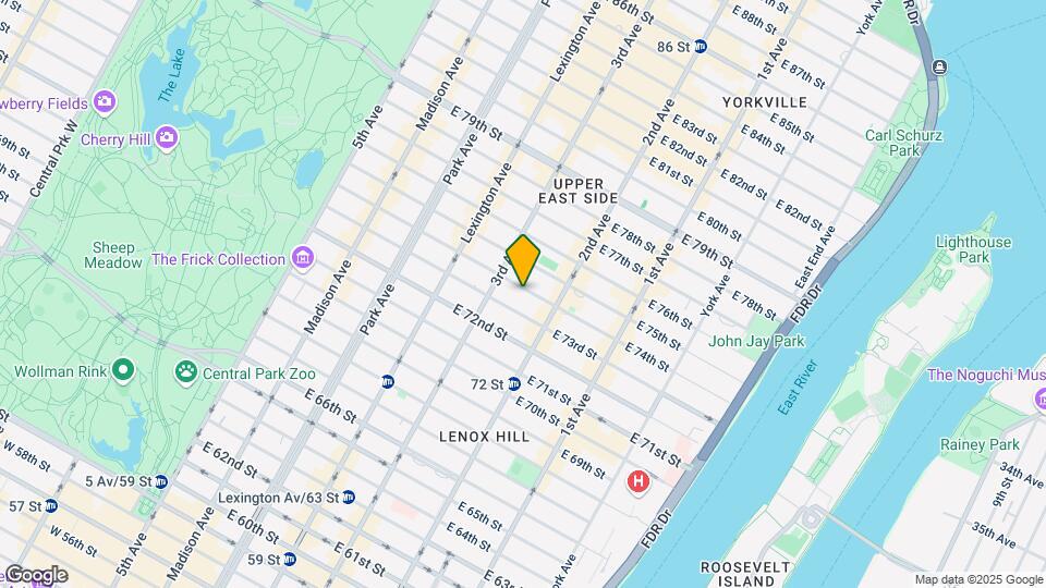 224 E 74th St Map and Location Details