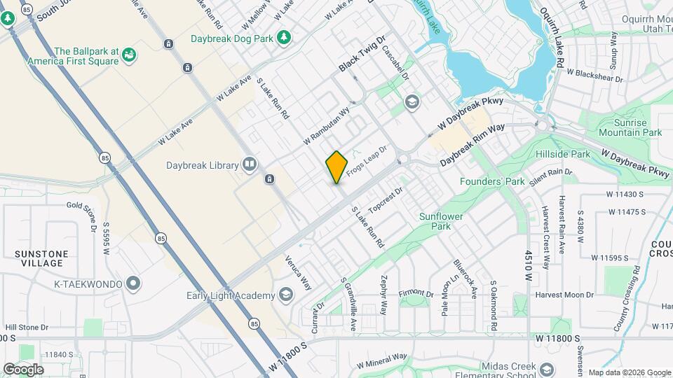 11422 S Lake Run Rd Map and Location Details