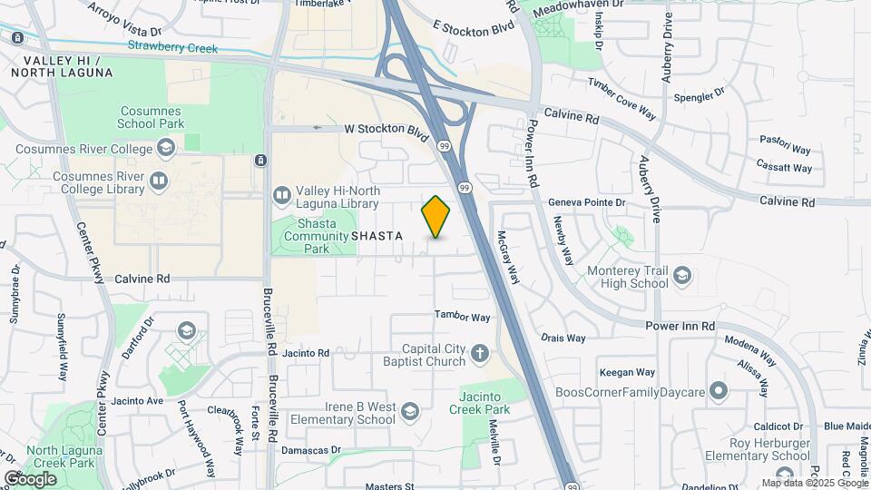 8007 Shasta Ave Map and Location Details