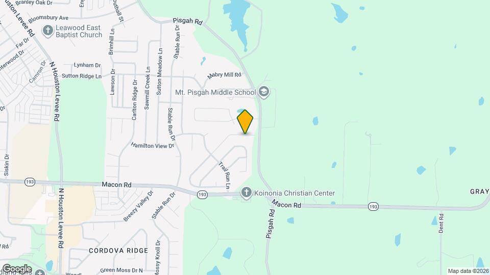 1418 Hidden Ridge Ln Mapa y Detalles de la Ubicación