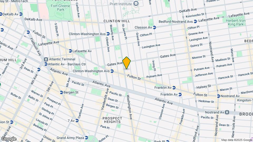 495 Washington Ave Mapa y Detalles de la Ubicación