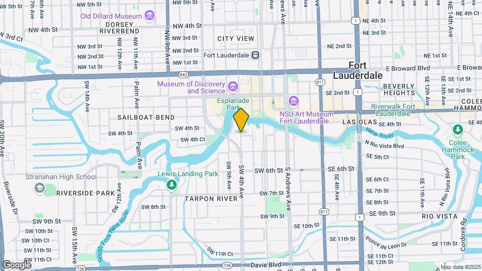401 SW 4th Ct Map and Location Details