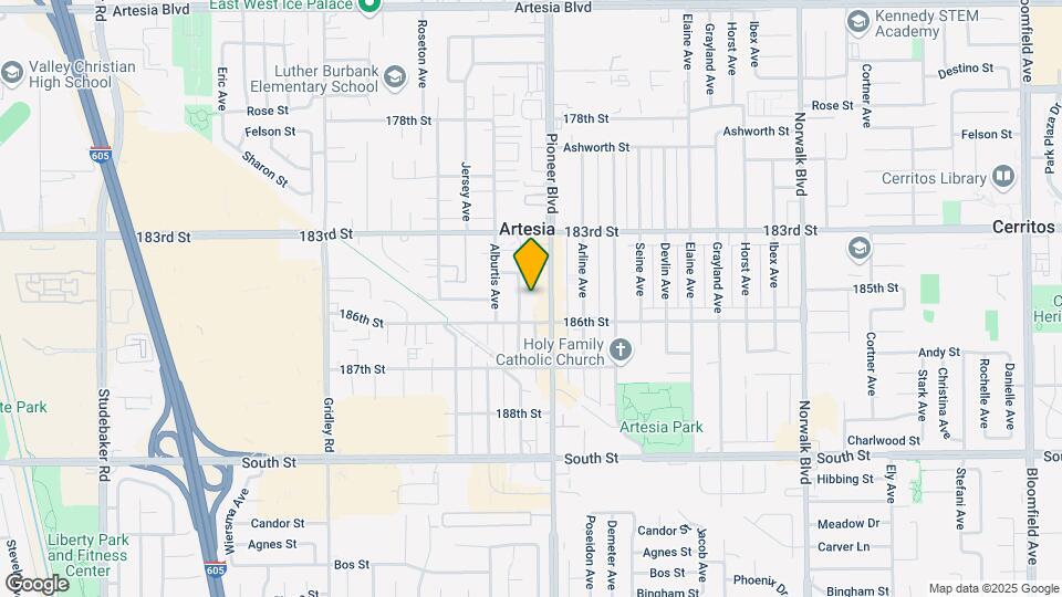 18426 Corby Ave Mapa y Detalles de la Ubicación