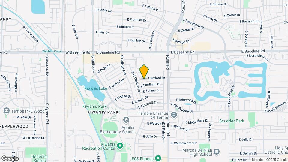 425 E Oxford Dr Map and Location Details