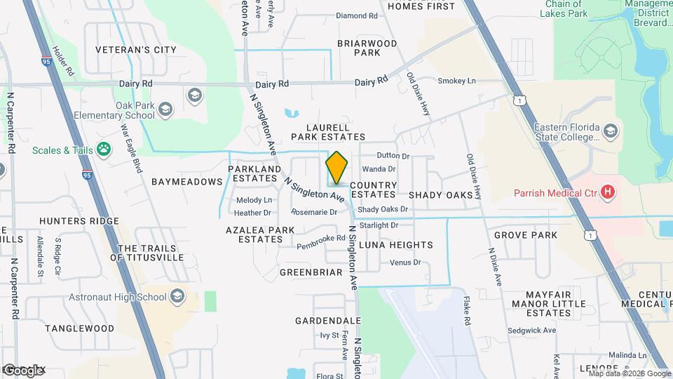 1117 N Singleton Ave Map and Location Details