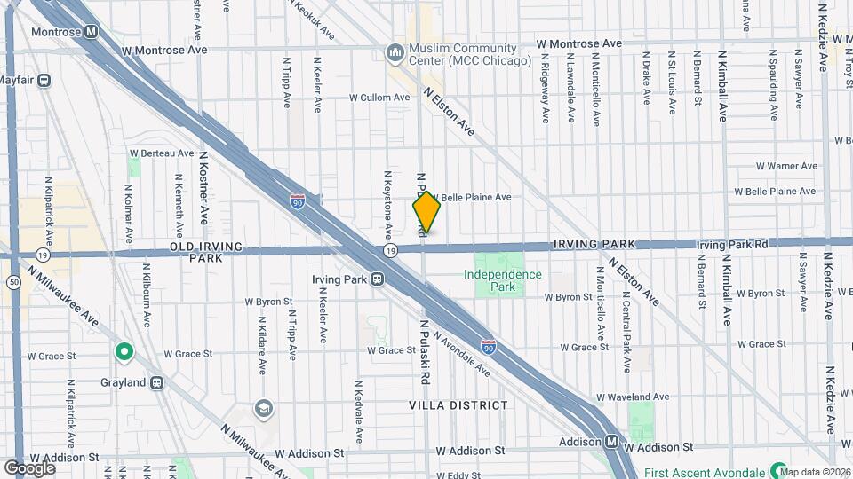 3940 W Irving Park Rd, Unit J06P Map and Location Details
