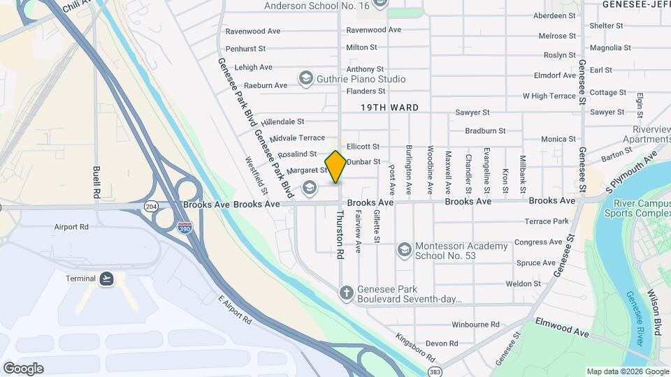 661 Thurston Rd Map and Location Details