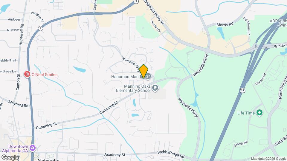 1707 Cotton Patch Ln Map and Location Details