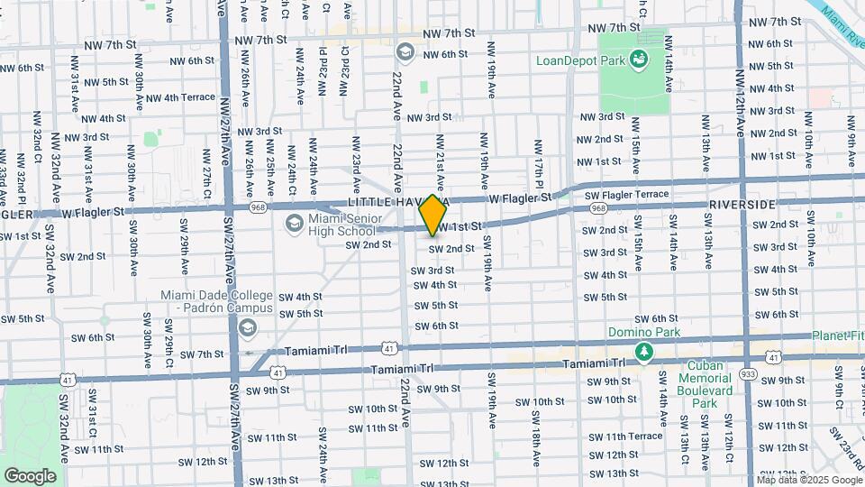 126 SW 21st Ave Map and Location Details