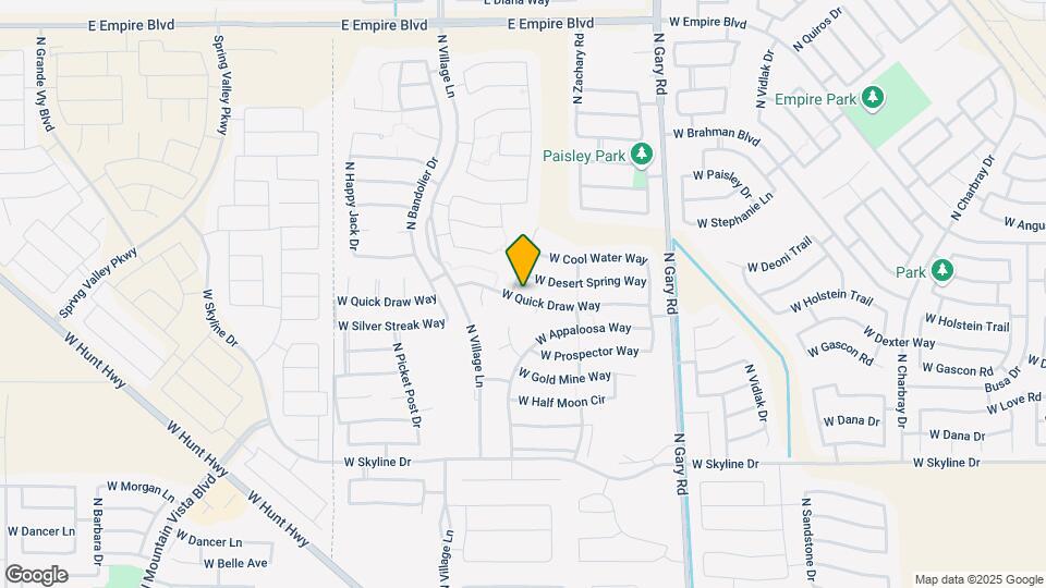 2036 W Quick Draw Way Map and Location Details