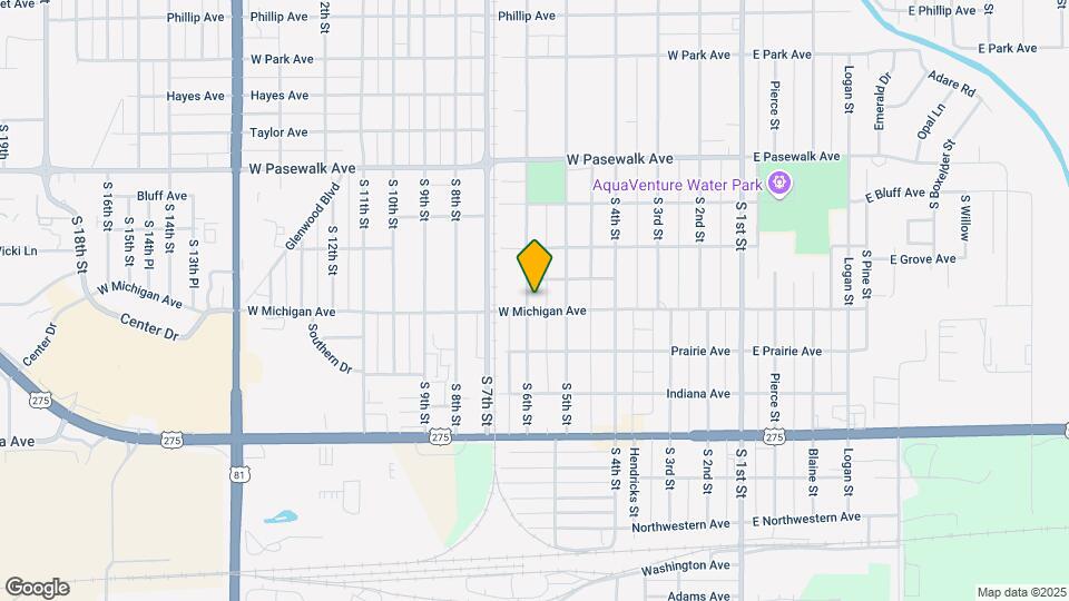 919 S 6th St Map and Location Details