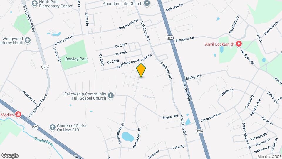 110 Hurstfield Dr Map and Location Details