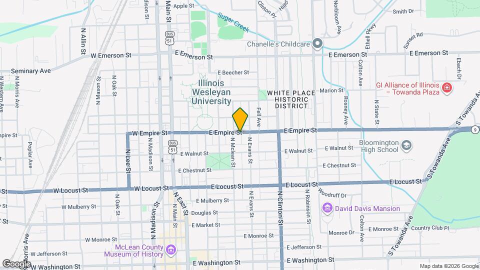 503 E Empire St Map and Location Details