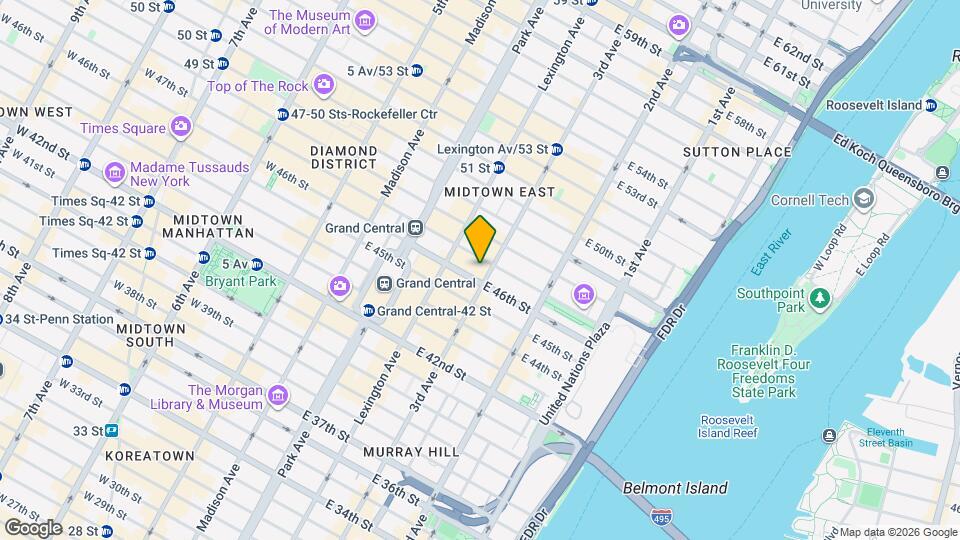 750 3rd Ave Map and Location Details