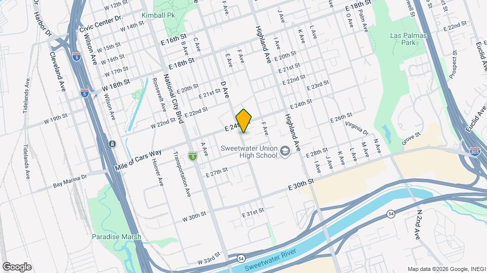 2437 D Ave Map and Location Details