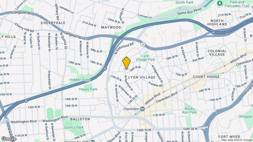 1801 N Hartford St Map and Location Details