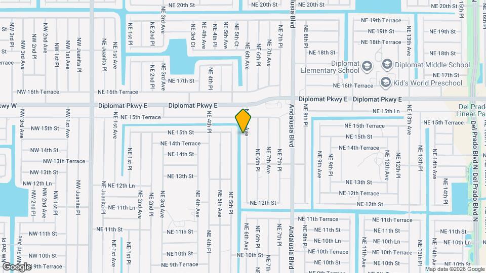 1426 NE 6th Ave Map and Location Details