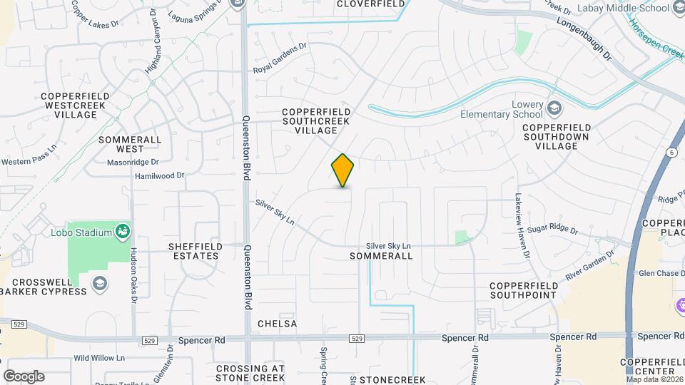 16715 Maplemont Dr Map and Location Details