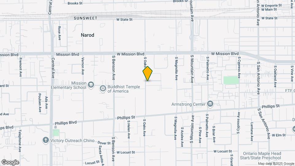 1341 W Ralston St Map and Location Details
