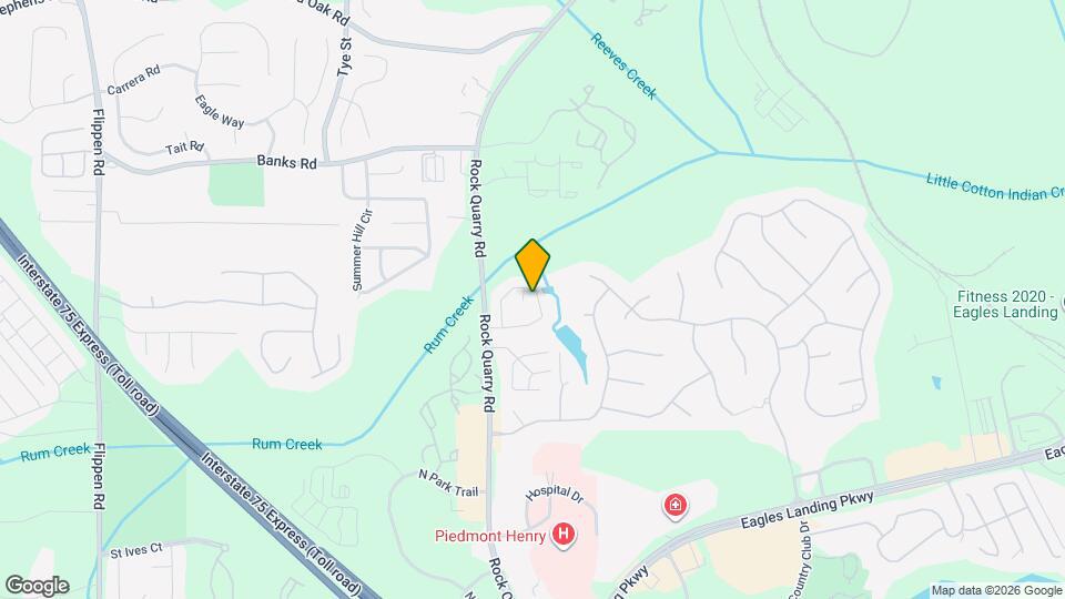 121 Garden Walk Map and Location Details