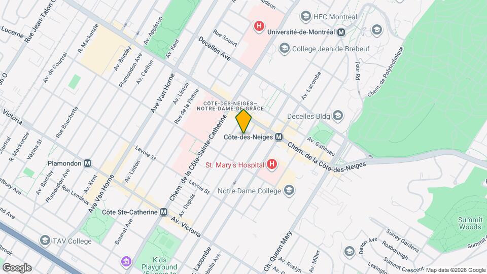 3795 Saint-Kévin Av Map and Location Details