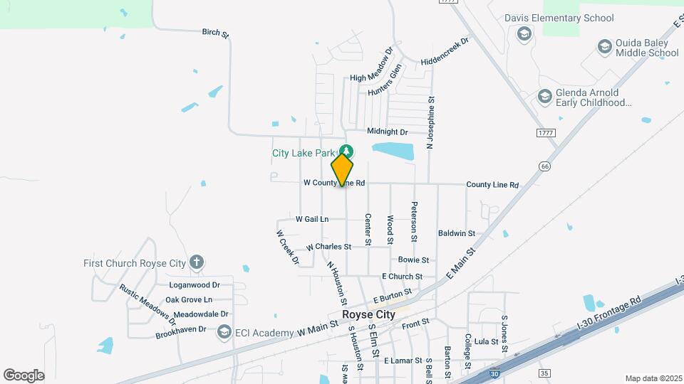 913 Live Oak St Map and Location Details
